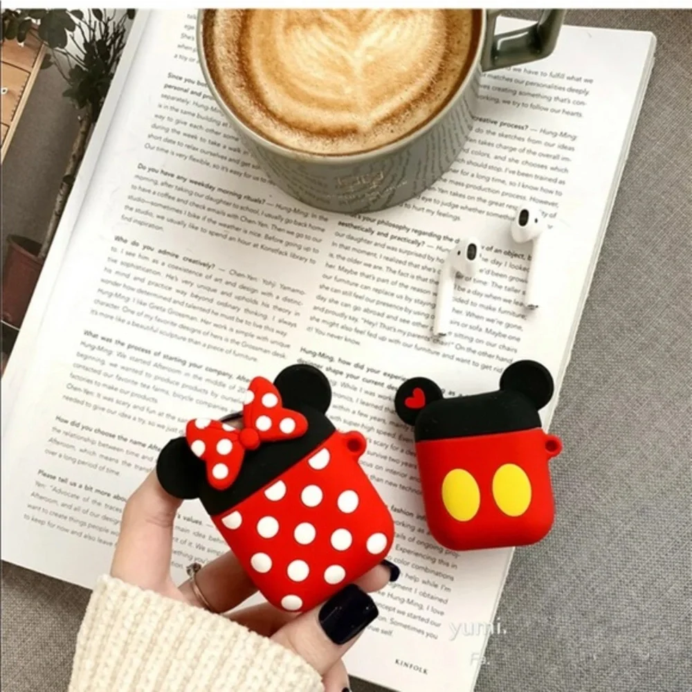 (CHOOSE 2) for $18 Cartoon Apple AirPods Cases